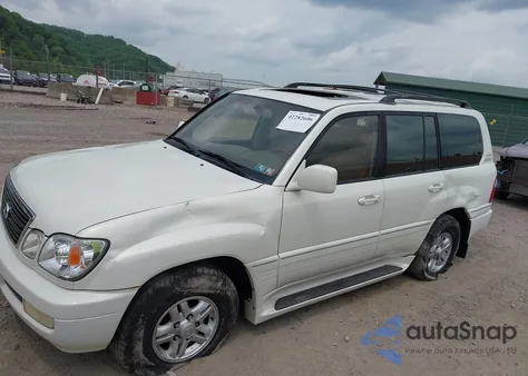 2000 Lexus Lx 470 из США, поврежденный, VIN JT6HT00W6Y0105658